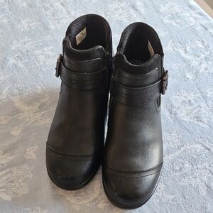 Bioheels By Orthofeet Leather Ankle Boots Women's 8.5W